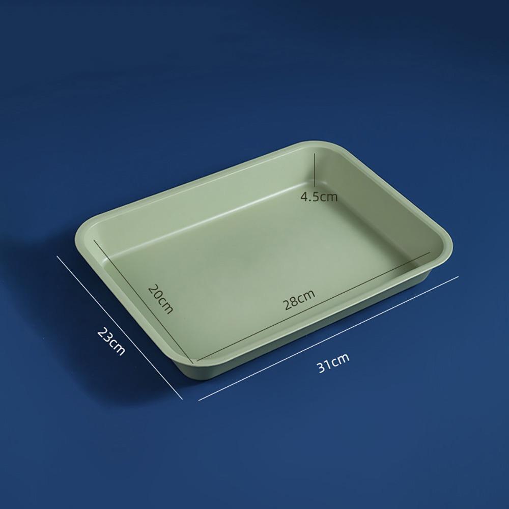 High Quality Multicolor Serving Tray Plastic Multi-sizes Storage Tray Rectangle Scratch Resistant Cooking Tray Tea Serving