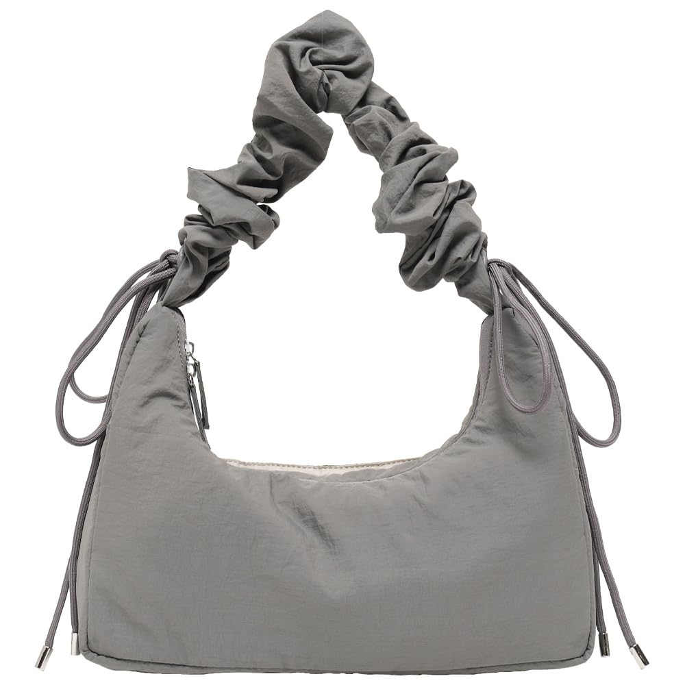 

Drawstring Gathered Shoulder Bag RSN24029CGYF [Rename]