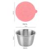 ZISIZ Portable Sauce Containers with Silicone Lids