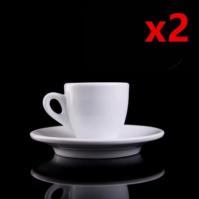 Nuova Point Classic Esp Espresso fincan ve tabak seti profesyonel rekabetçi seviye kalınlaşmak kemik çini kahve kupaları ve tabak seti
