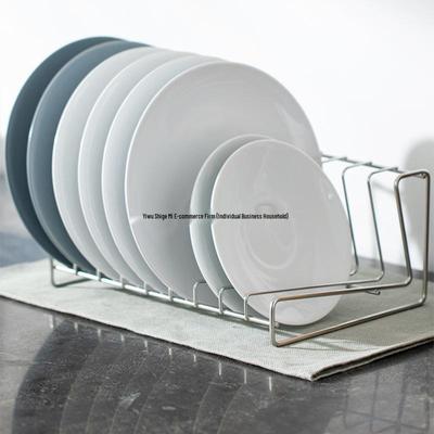 Stainless Steel Kitchen Storage Rack for Plates and Cutting Boards