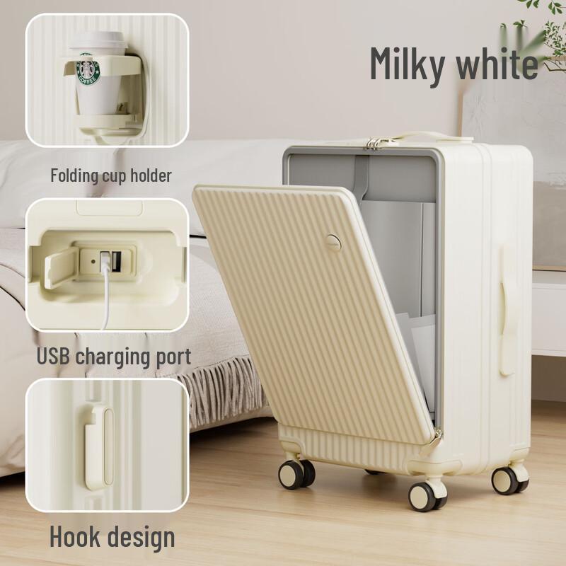 Lishen Front-Opening Hardside Travel Luggage
