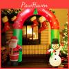 Festive Inflatable Christmas Decoration Glowing Santa Claus Snowman Gingerbread Man Yard Ornament