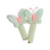 Telephone Cord Spiral Hairband Butterfly Hair Tie for Little Girl Sweet Ponytail Holder Elastic Hair Styling Accessories
