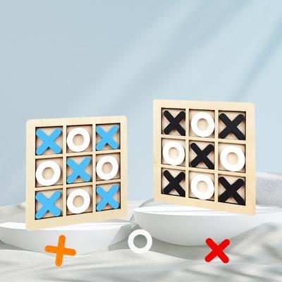 Montessori Wooden Puzzle Brain Training Table Game Leisure Board Toys Interactive Chess Games Educational For Children Gift