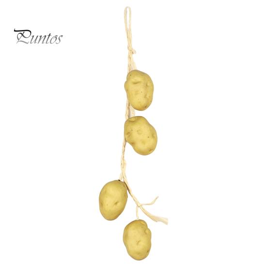 Rustic Kitchen Wall Decorations Artificial Hanging Vegetables String, Simulation Pendants, Farmhouse for Decor Decor, Realistic Foam Vegetable
