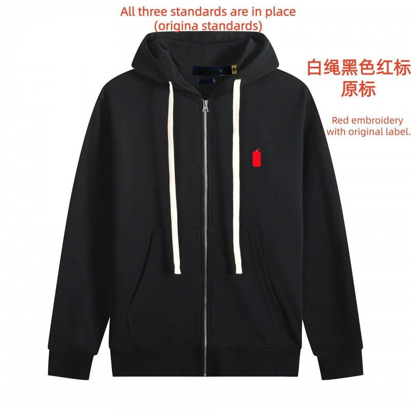 Mens Lightweight Hooded Cotton Sweatshirt Zip-Up Pullover Casual Sportswear Loose Fit