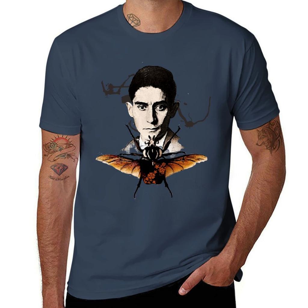 Franz Kafka Tshirt Daily Casual Short Sleeve Tee Shirt