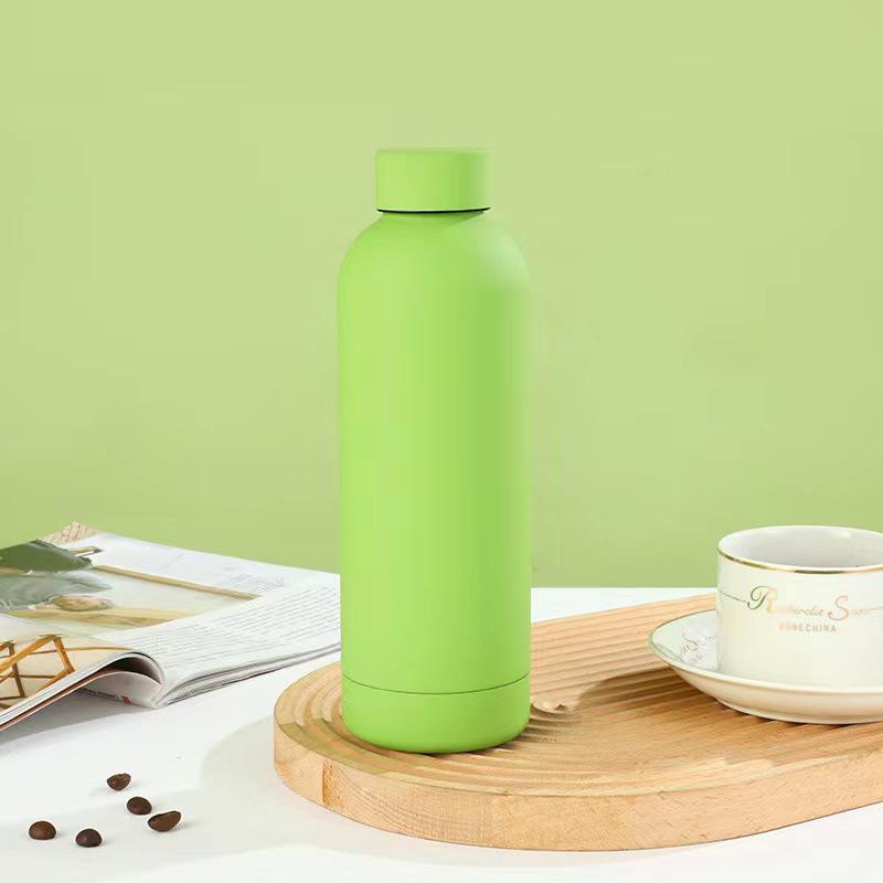 

Минималистичная термобутылка из нержавеющей стали 304 для велоспорта на открытом воздухе 500ml трава зеленый