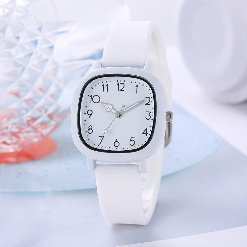 Módní dámské hodinky Silikonový řemínek Náramkové hodinky Quartzové hodinky pro ženy Hodiny Dámské hodinky Dárek Reloj Mujer