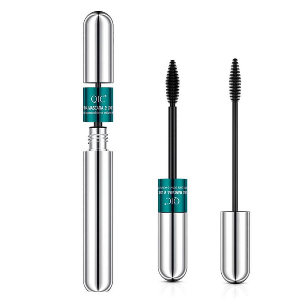 QIC Non Brush Mascara Head Curling Zhušťující Double Eye Cosmetic
