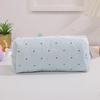 1Pcs  Korean Polka Dot Solid Color Pencil Case Student Stationery Large Capacity Storage Pen Bag Cute Girl Makeup Bag