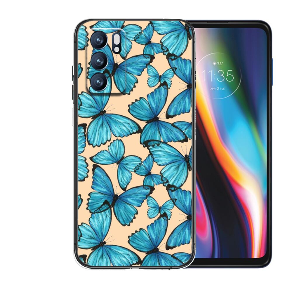 Schönes Schmetterlingsmuster für Realme C3 Hülle Weiche Silikon Rückseite OPPO Realme C3 RMX2020 Coque Capa Funda find x3 pro C21 8