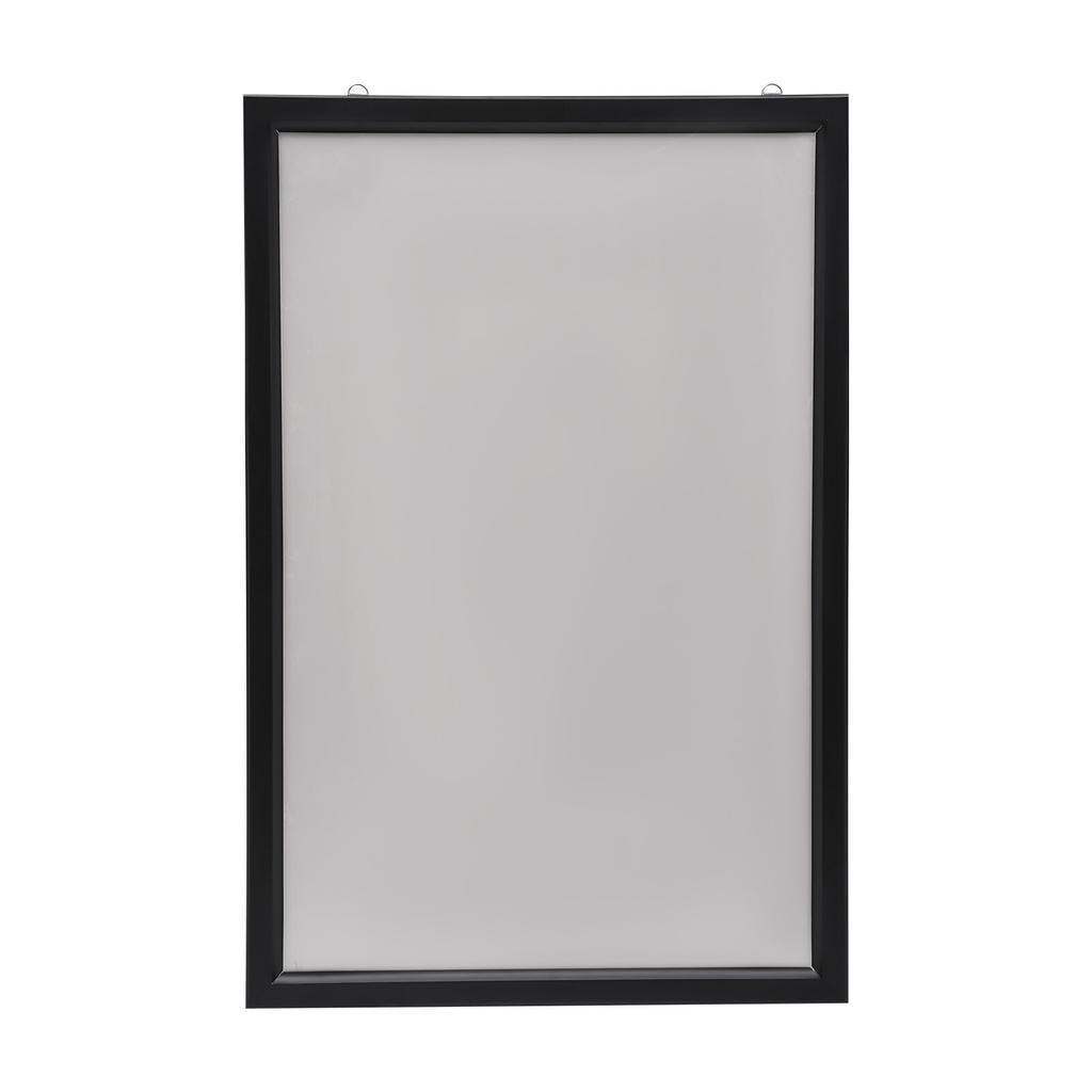 24x36 LED Movie Poster Frame Light Box Black Slim Edge Lit Backlit Advertising Display Wall Mount Cinema