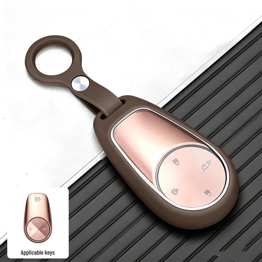 Silicone Car Key Case ES9 - Special Key Shell with Buckle and Accessories