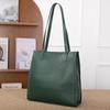 Genuine Leather Women's Large Tote Bag - Full Grain Cowhide, Versatile Single Shoulder, Fits Laptop, A4, Ideal for Commuting.