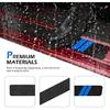 4PCS Car Door Sill Protector, Double Slash Sport Style Front Rear Side Door Blue