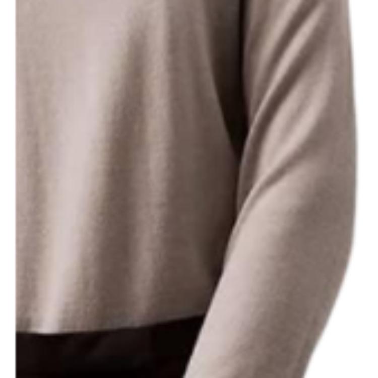 

Calvin Klein Crew Neck Pullover Long Sleeve Knit Sweater Women sweater Lilac-Gray 40WL371 S