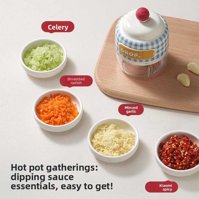 Mini Electric Garlic Mashing Machine, Smart Garlic Press, Small Garlic Puree Machine, Kitchen Household Garlic Beating Machine