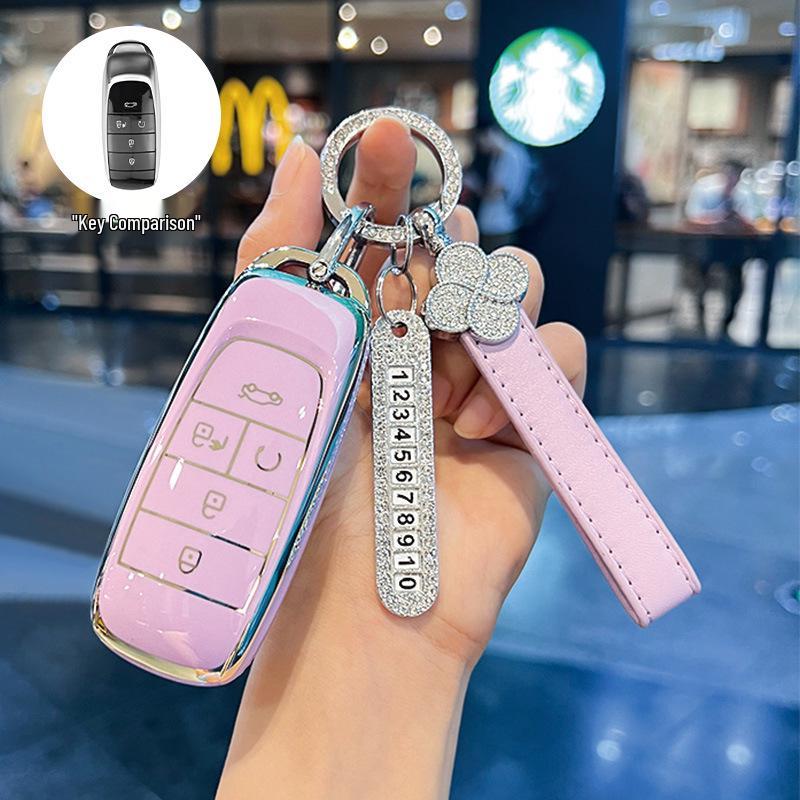 Key Case for GAC AION Y/S/Xuan 580/Mei 630 LX PLUS V Buckle Shell