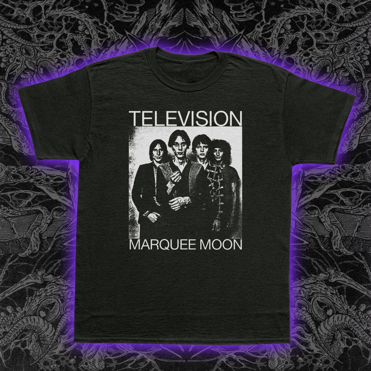 

Television Marquee Moon T-Shirt Art Rock Post-Punk NYC Guitar Music Tee S-5XL XL