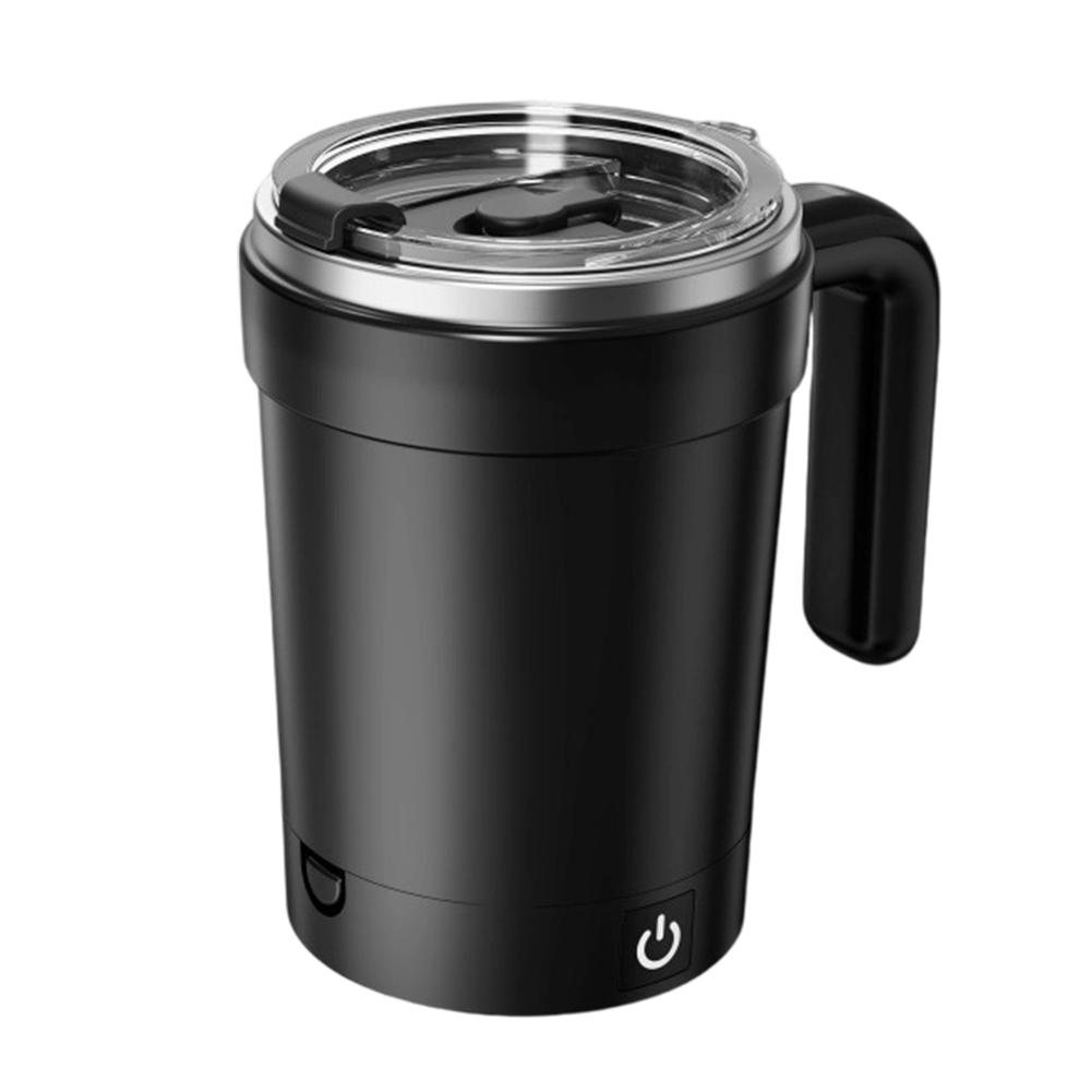 Automatic Stirring Coffee Mug Rechargeable Temperature Display For  Beverages Auto Stirring Milk Cup White, Purple, Green, Black