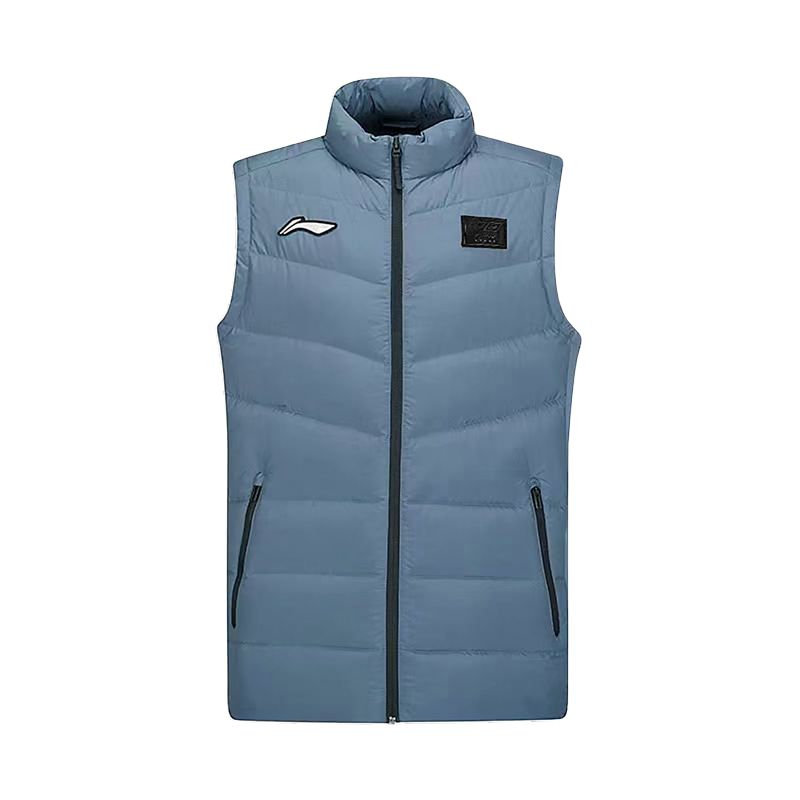 Li Ning Winter Badminton Series Warm Sports Fashion Down Vest Unisex Vests AMRV031-3