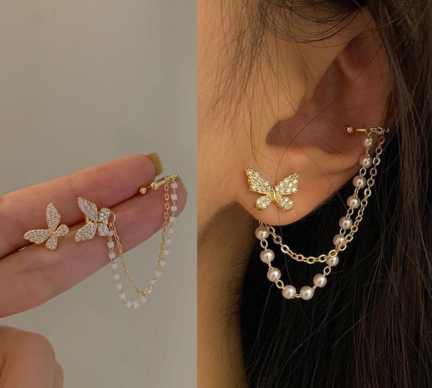 Fashion Ear Cuffs Without Piercing Ear Clip Earrings Non-Piercing Fake Cartilage Earrings For Women Jewelry 2022 Gifts