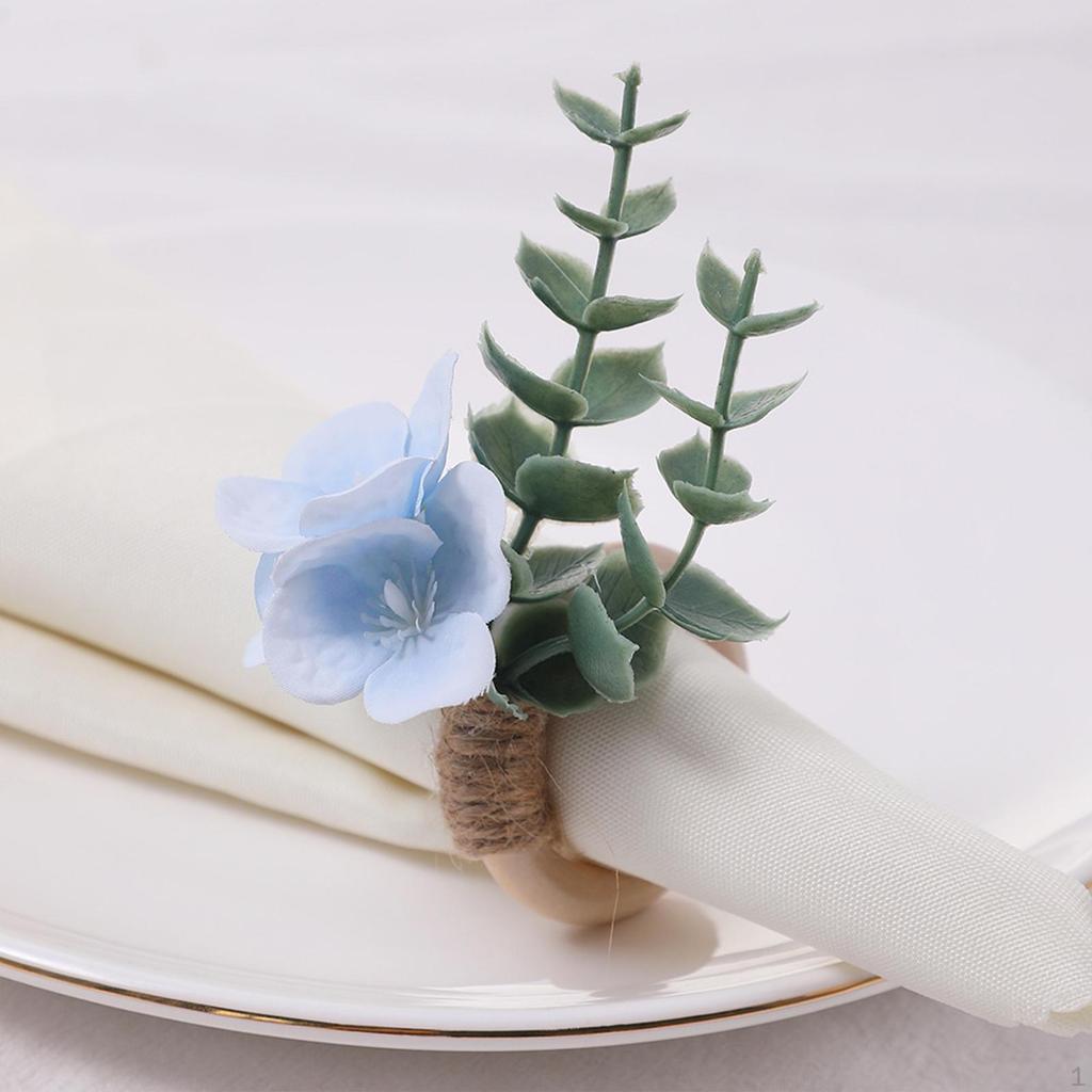 6 Serviettenringe, Ringe, Tischgeschirr, Blumige Eventdekorationen, Jubiläum