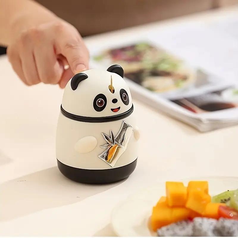 Cute Cartoon Panda Toothpick Holder Automatic Toothpick Box Push-Type Toothpick Box Suitable For Home Bar Party