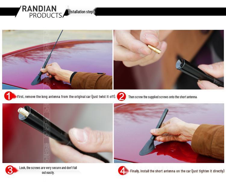 BYD F0 Yuan Song Tang S6 S7 Carbon Fiber Telescopic Car Antenna