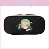 One Piece Canvas School Supplies Bag With Zipper For Kids And Fans