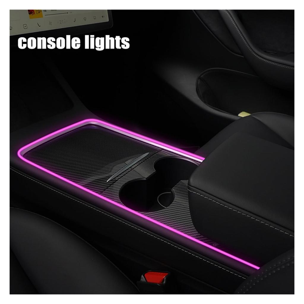 Interior Parts Tesla Model 3 Y 21-22 Ambient Light LED Strip Neon Lighting Center