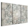 Canvas Painting Italian 120 X 80 Cm Triptych - Boho Style - Backgrounds And Patterns