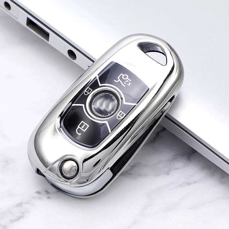 Black TPU Key Bag for 2019 Buick Verano/Excelle - Full Protection Cover