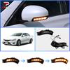 Car LED Dynamic Turn Signal Lights for Toyota MARK X  Prius WISH ZGE21 Crown REIZ Turn Indicator Lamp Blue/White/Yellow Light