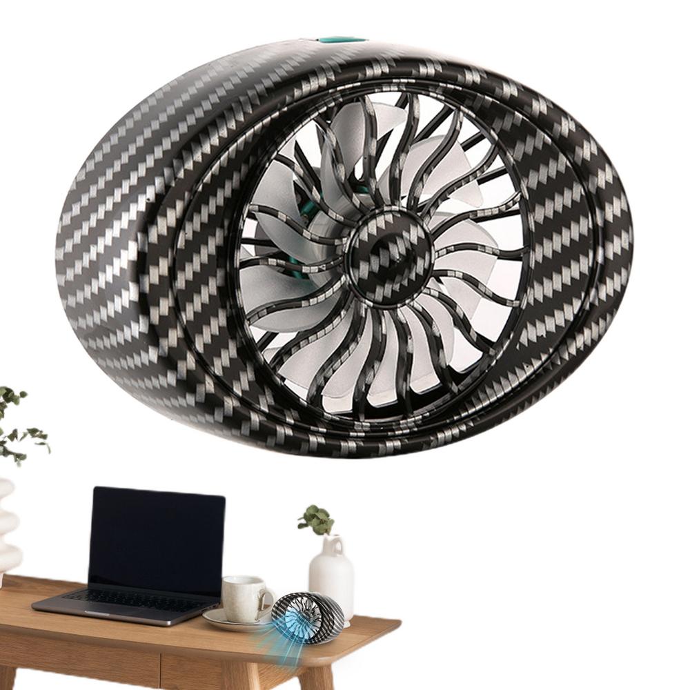 

USB настольный вентилятор со светодиодной подсветкой Мини USB охлаждающие вентиляторы с регулируемым вращающимся основанием 3 скорости ветра бесшумный для вентиляционного отверстия и центральной консоли в внедорожнике