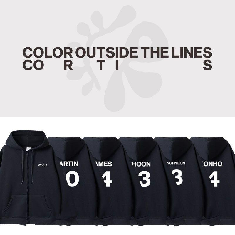 Cortis Hoodies Coat Kpop Star COLOR OUTSIDE THE LINES Stage Costume
