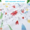 Round Table Cover Elastic Edged Tablecloth Indoor Outdoor Fitted Vinyl Table Cloth Oil Waterproof Wipeable Table Protector Cover