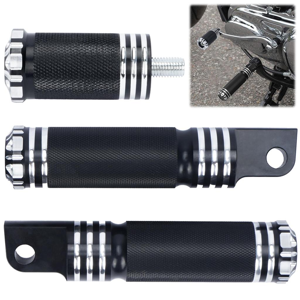 aleawol Motorcycle Step CNC Motorcycle Foot Pegs Left and Right Set with Shifter Pegs