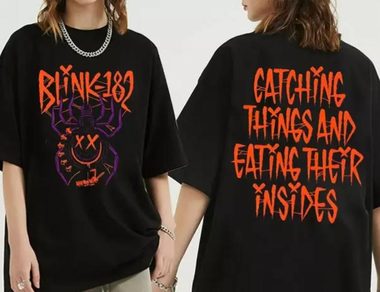 

Blink-182 Halloween Catching Things And Eating Their Insides Unisex T-shirt M