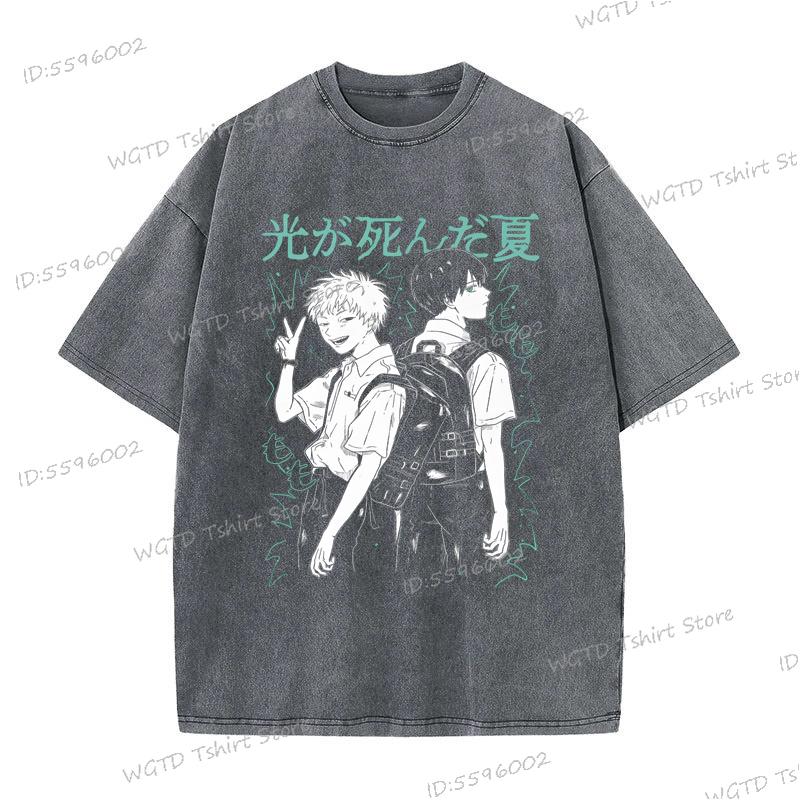 The Summer Hikaru Died Shirt Harajuku Fashion Street Cool T-Shirt Cotton Tee Men Women Anime Apparel Manga Vintage T Shirts