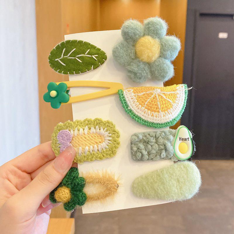 Autumn/Winter 2025 Lambswool Plush Hair Clip: Cute BB Clip Headwear for Women & Children