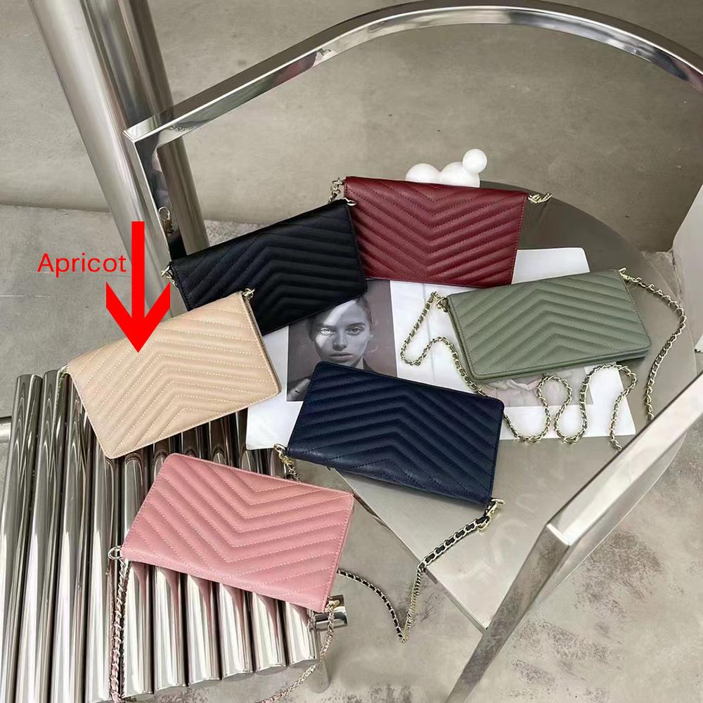 Mini Genți Crossbody pentru Femei din Piele Naturală Caviar cu Lanțuri Împletite, Geantă Mică de Umăr în Stil de Firmă, Poșetă Matlasată fără Logo