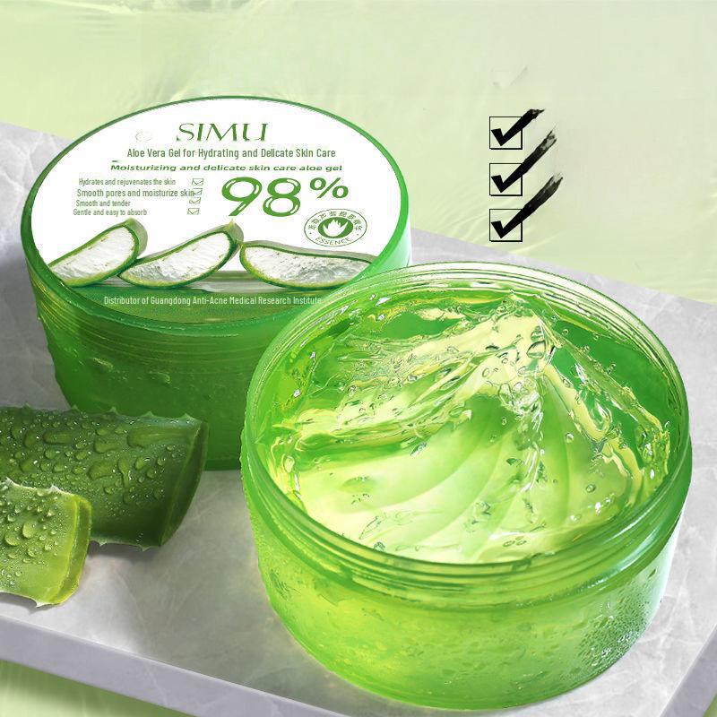 Oficiální péče o pleť s aloe vera: Gel na odstranění akné & Hydratační krém