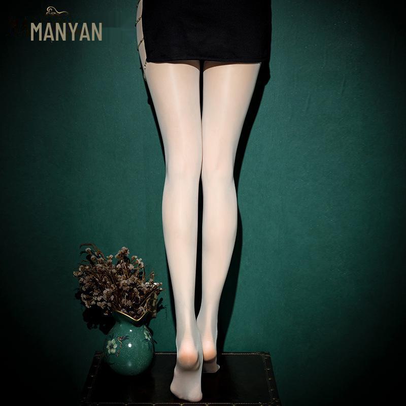 Bas Collants Ouverts à l'Entrejambe 8D Brillants (Modèle 7151)