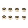 GTM Smith Insulators for Audio Speakers and Soundbars Vibration Sound Quality Improvement 8 Pieces Gold - Anti-Feedback, Compact, Soundproofing,