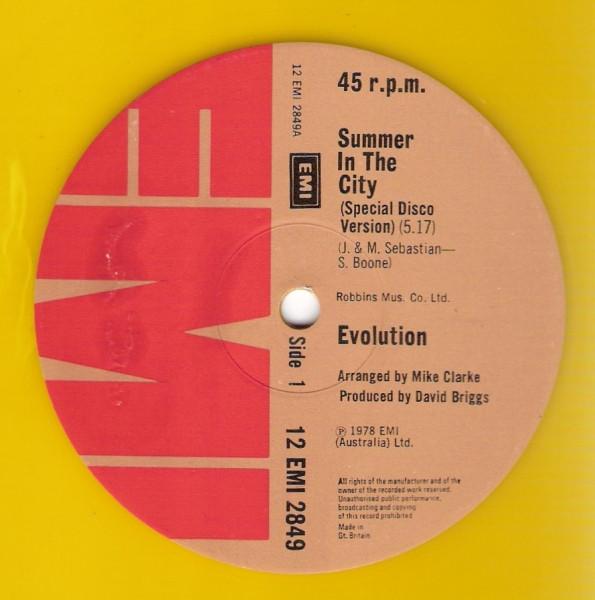 12inch Record EVOLUTION 14 Summer In The City 12EMI2849 EMI 1978 UK Rock Used