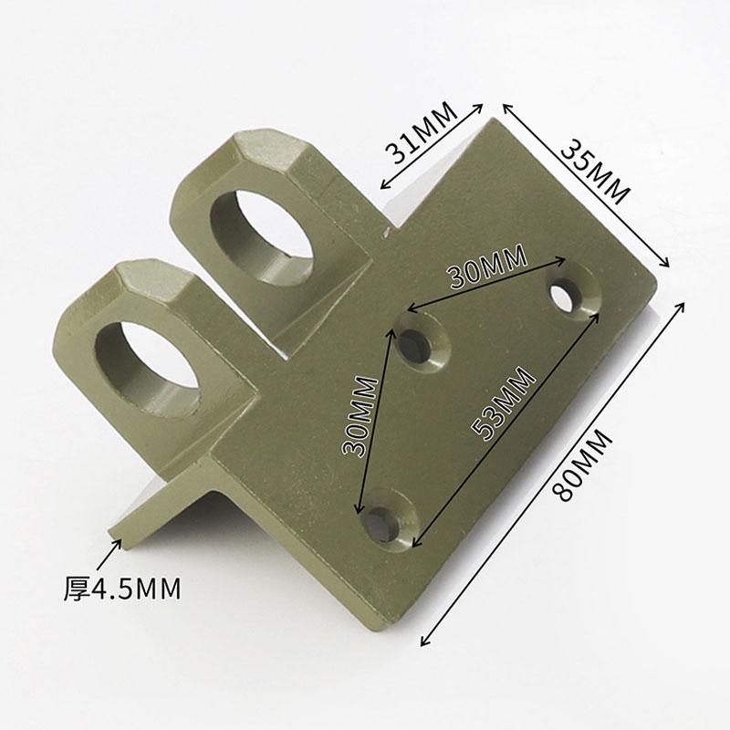 Household Sliding Door With Tiger teeth Old-Fashioned Exterior Door Lock Iron Gate Wooden Door Anti-Theft Door Lock