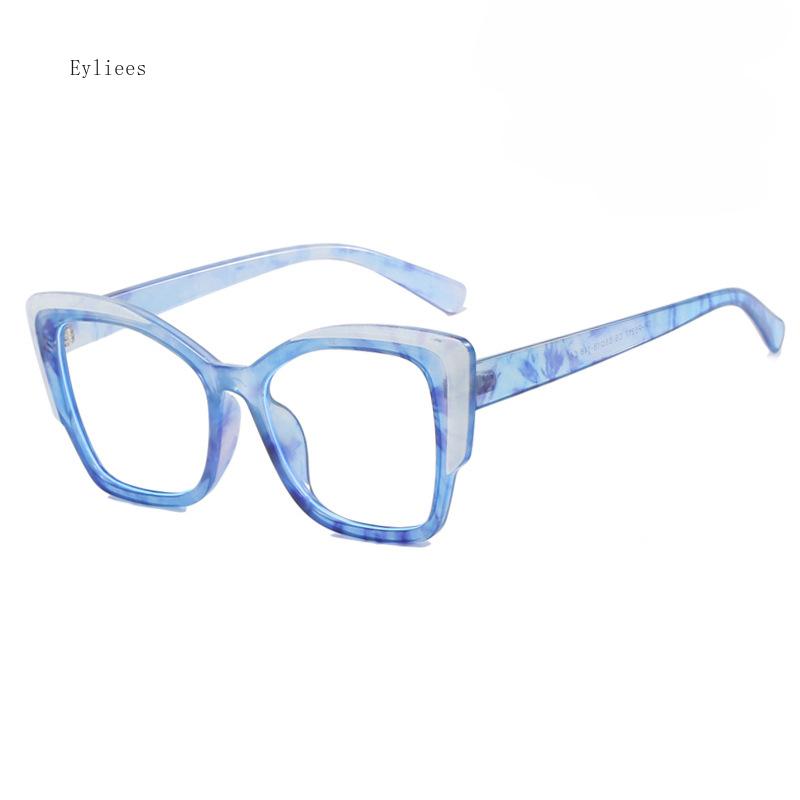 Vintage Eyeglass Frames for Women Fashion Ladies Glasses Frame Luxury Designer Cat Eye Glasses Optic Frame Anti Blue Light